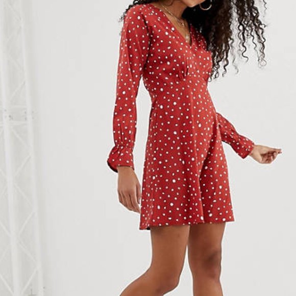 Long Sleeve Tea Dress - Picture 4 of 4